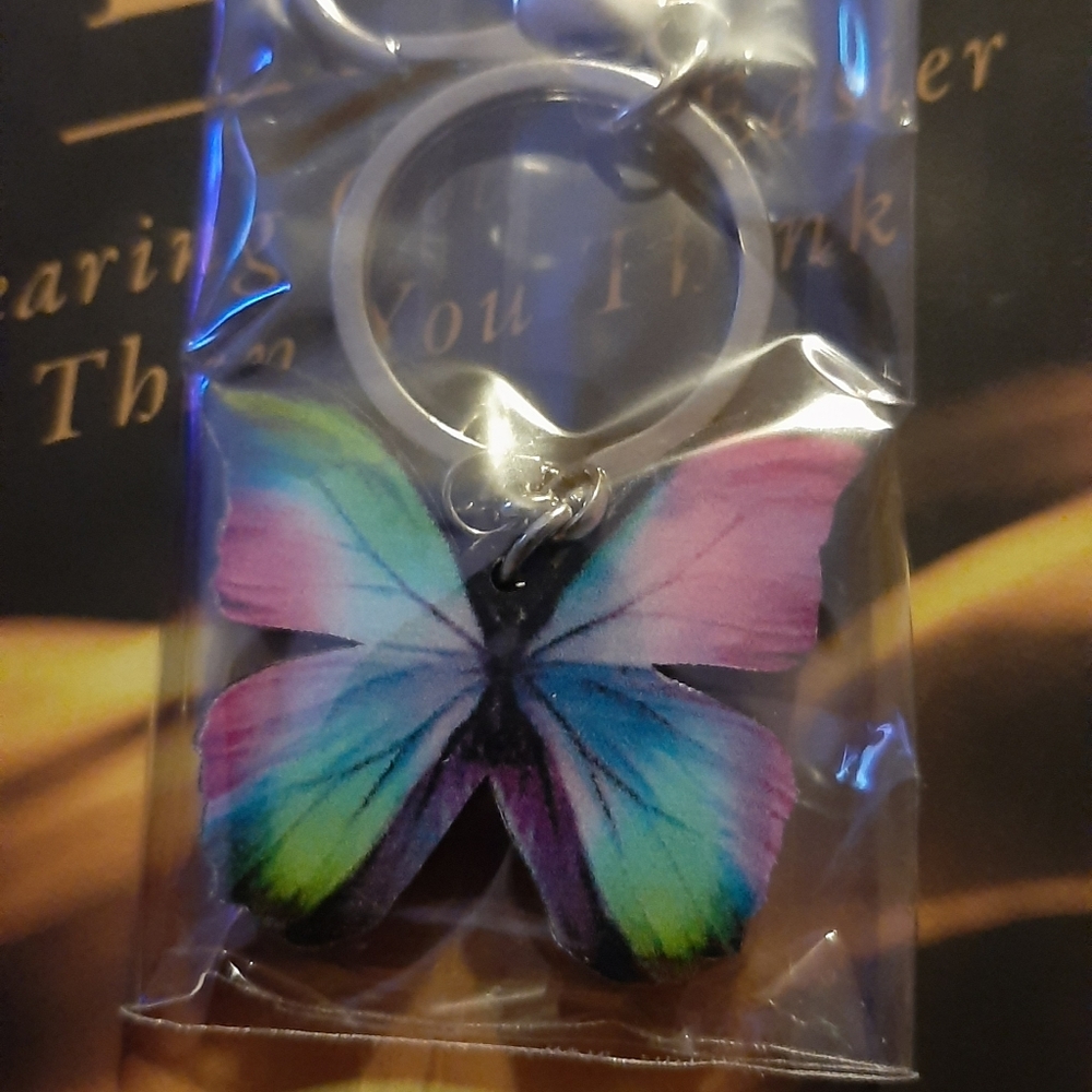 Sequence Butterfly Keychain - Picture 3 of 3